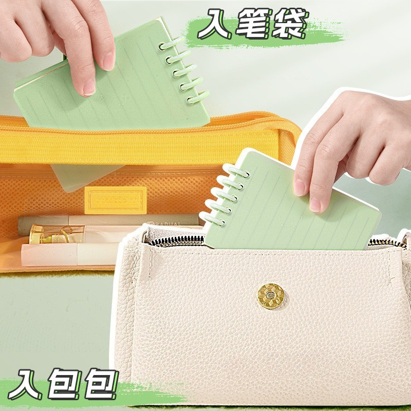 

Loose-Leaf Notebooks A6 180 Pages Lined Diary Agenda Planner Note Pad Spiral Book Coil Notepad