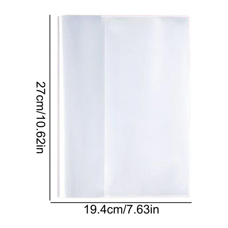 

10Pcs Transparent Book Cover Protective Film 16K Book Cover Paper A4 Primary School Textbook