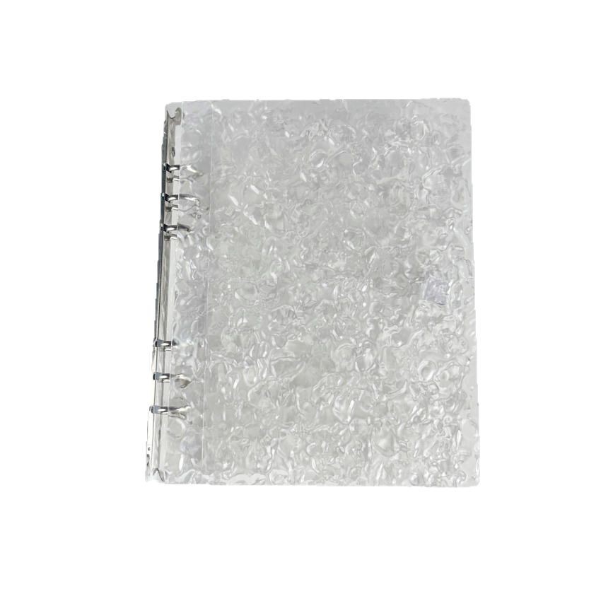 

A5 Acrylic Water Ripple Diy Binder Photocards Collect Book Diary Agenda Planner Diy Cover Album