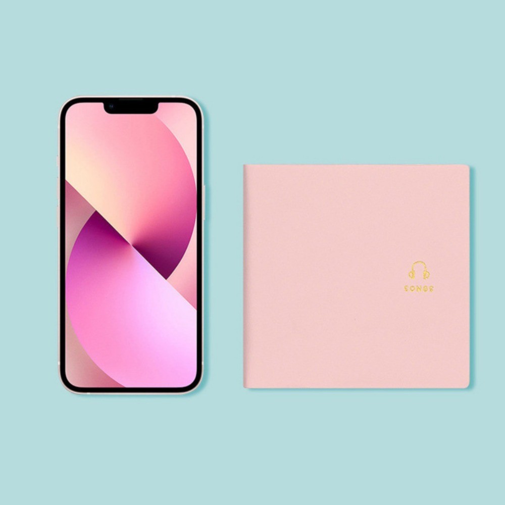 

96 Sheets 10 * 10Cm Square Pocket Notebook 100G Daolin Paper Inner Page Pu Cover Morandi Color Lined