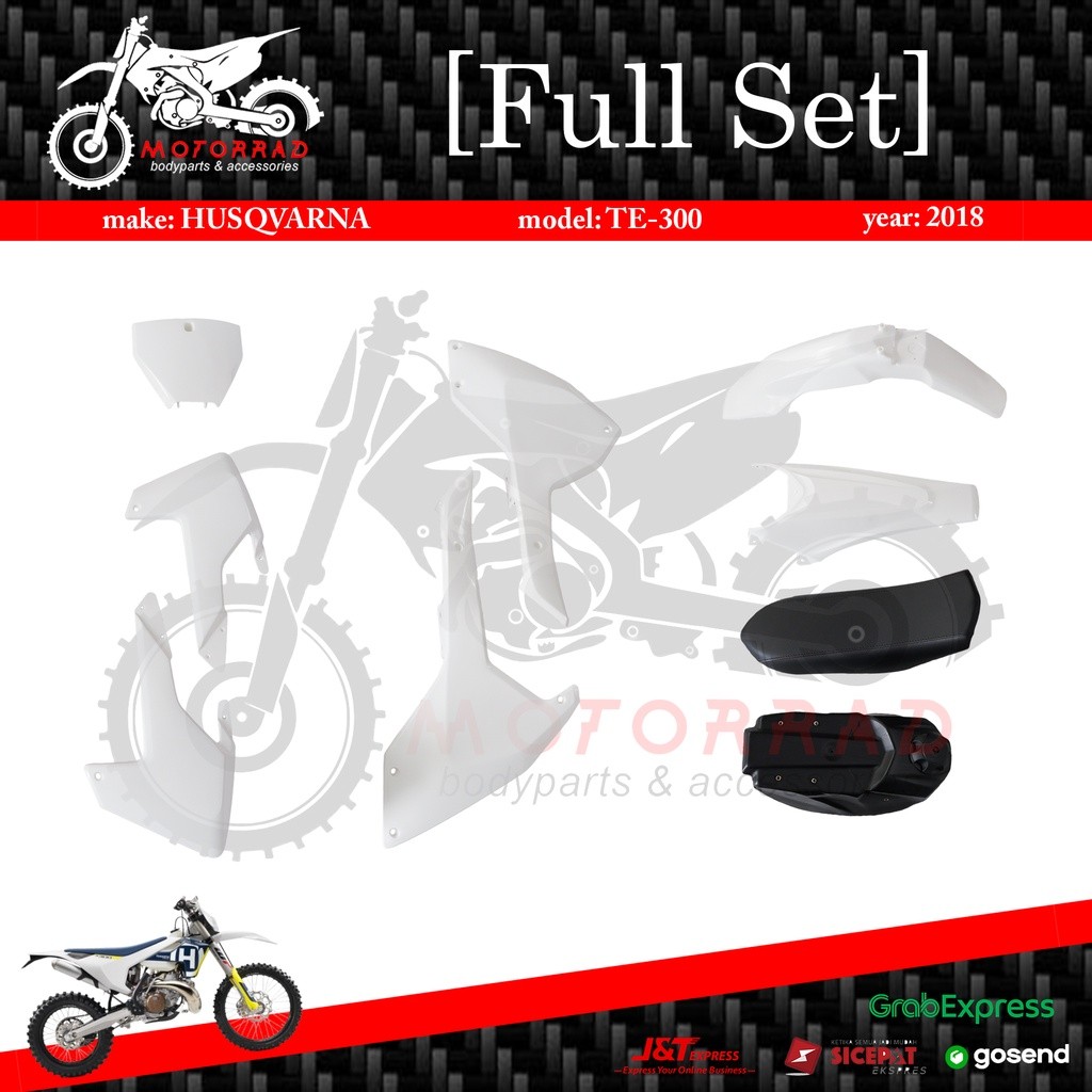 BODY Set HUSQ-LX Husqvarna/ Body set husqvarna pnp KLX MILAN CROSS (PNP KLX, D'tracker) Rangka KLX