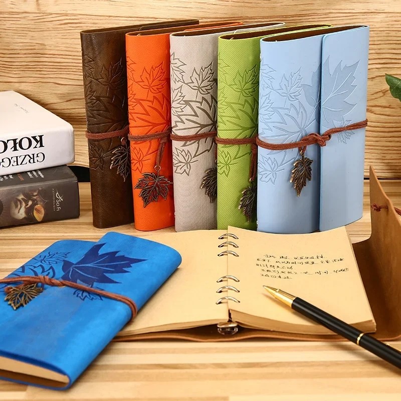 

A7/A6/A5 Travelers Vintage Notebook Pu Leather Blank Kraft Diary Note Book Journal Sketchbook