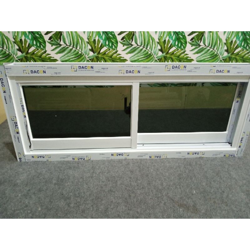 Bararoomkey_ Spesial Jendela Sliding Aluminium 50X100 Free Paking Kayu