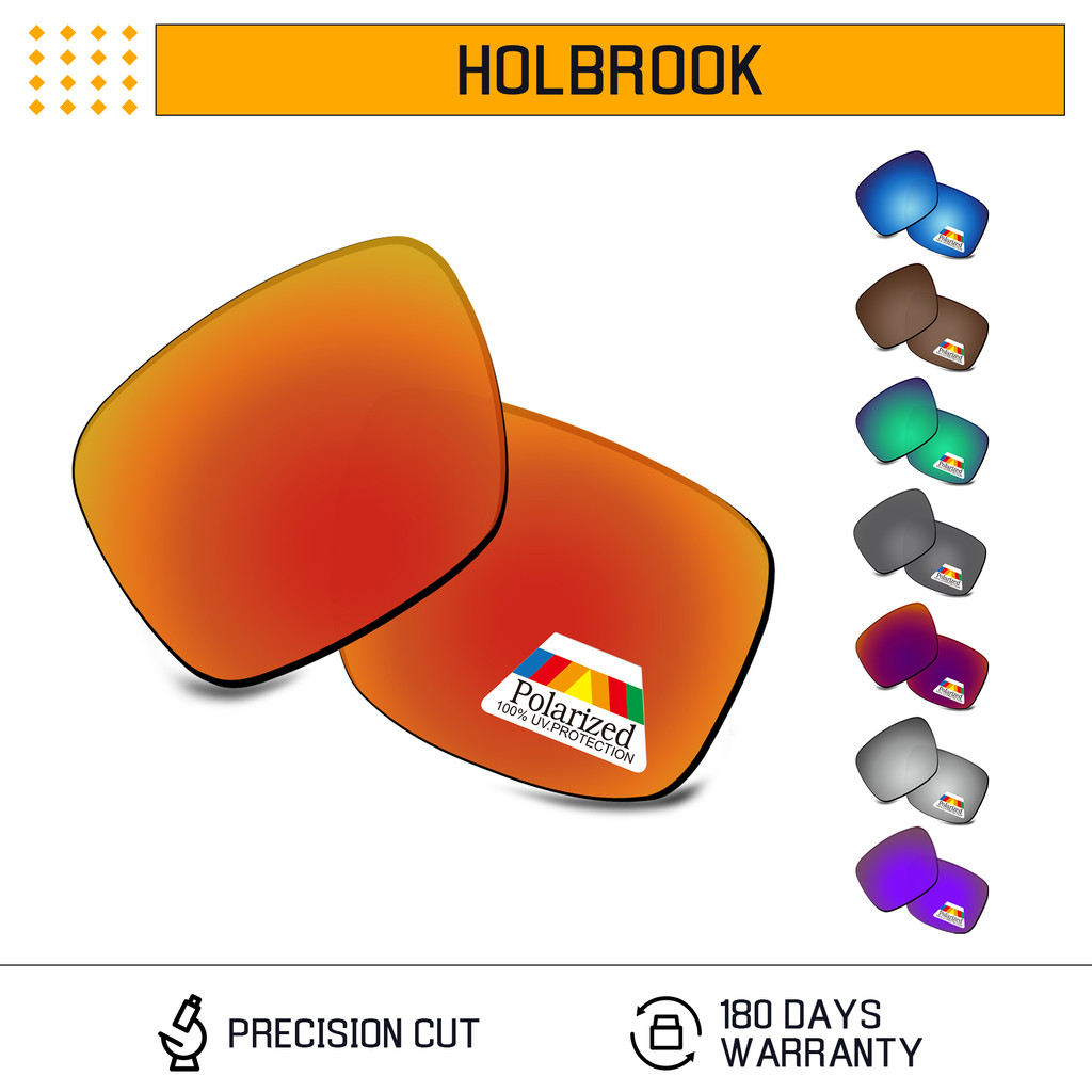 Bwake Polarized Replacement Lenses For-Oakley Holbrook Oo9102-55Mm,Holbrook Asian Fit, Holbrook Mix