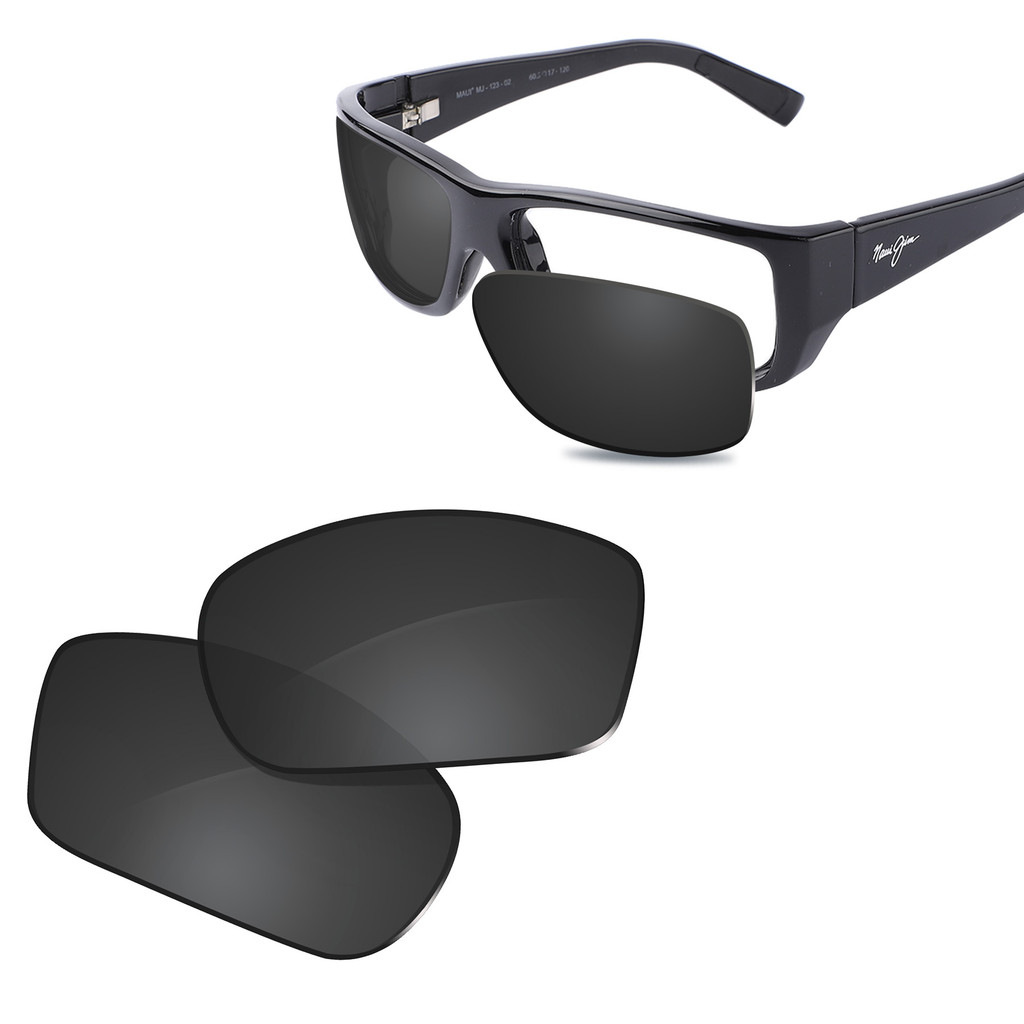 Glintbay New Performance Polarized Replacement Lenses For Maui Jim Wassup Mj123 Sunglass - Multiple
