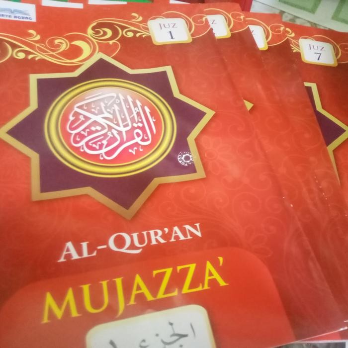 Al Quran Mujazza Per Juz A4 Gratisongkir