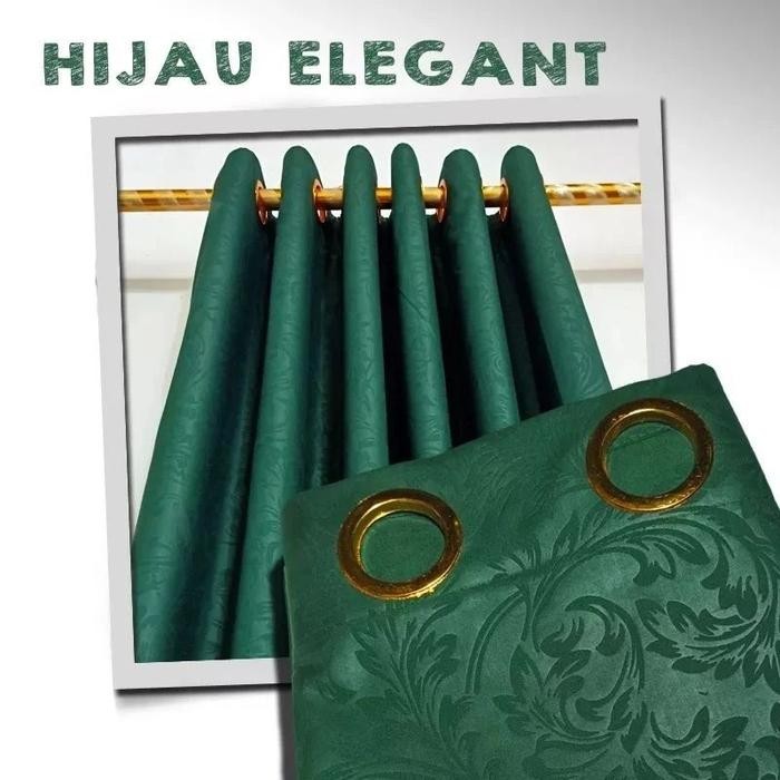 Terlaris Gorden Jendela Pendek Polos Embos Gorden Kecil Jendela Kamar