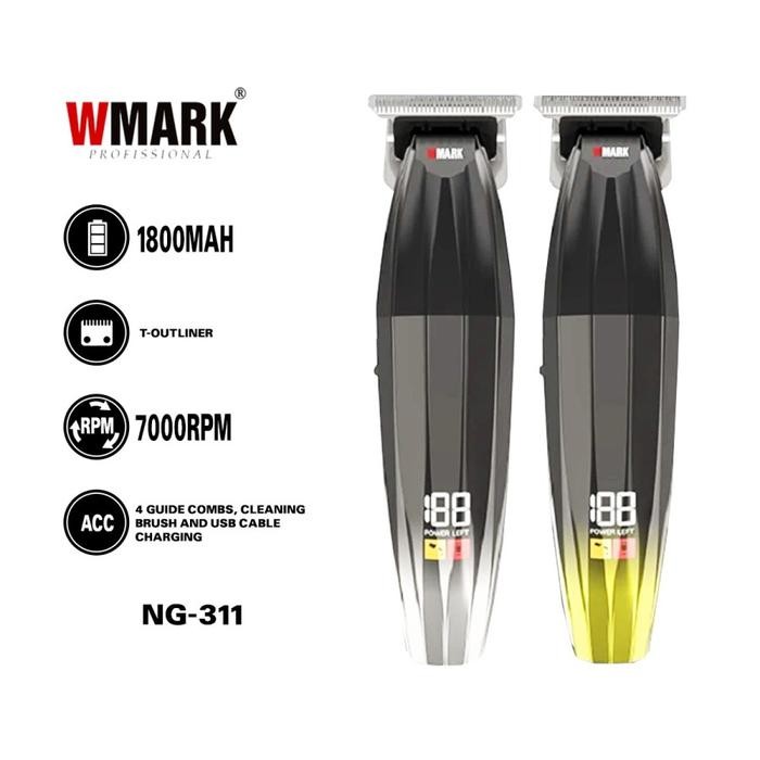 Hair Trimmer Wmark Ng-311 Alat Cukur Rambut Ng 311 Trimer Kumis Jenggot