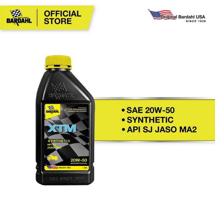 Bardahl XTM 20W-50 Synthetic Ester - Oli Sepeda Motor