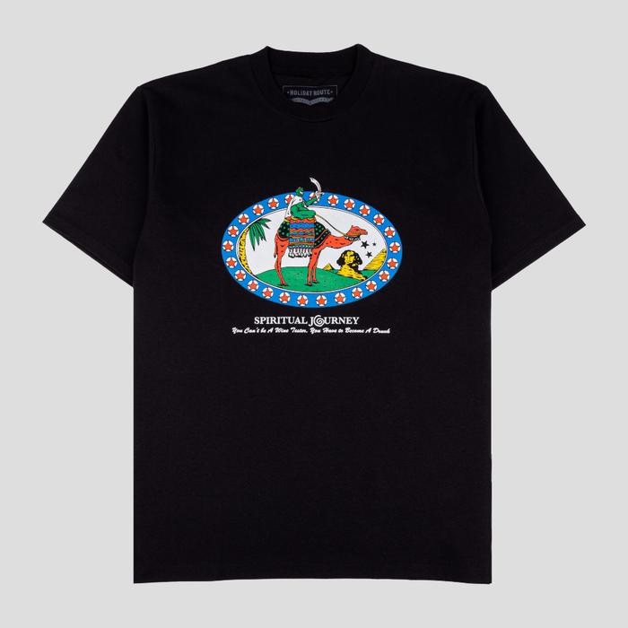 Holiday Route Spiritual Journey Black Tee