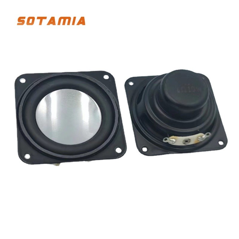 SOTAMIA 2Pcs 45MM 4 Ohm 10W Full Range Audio Speakers Stereo Acoustic