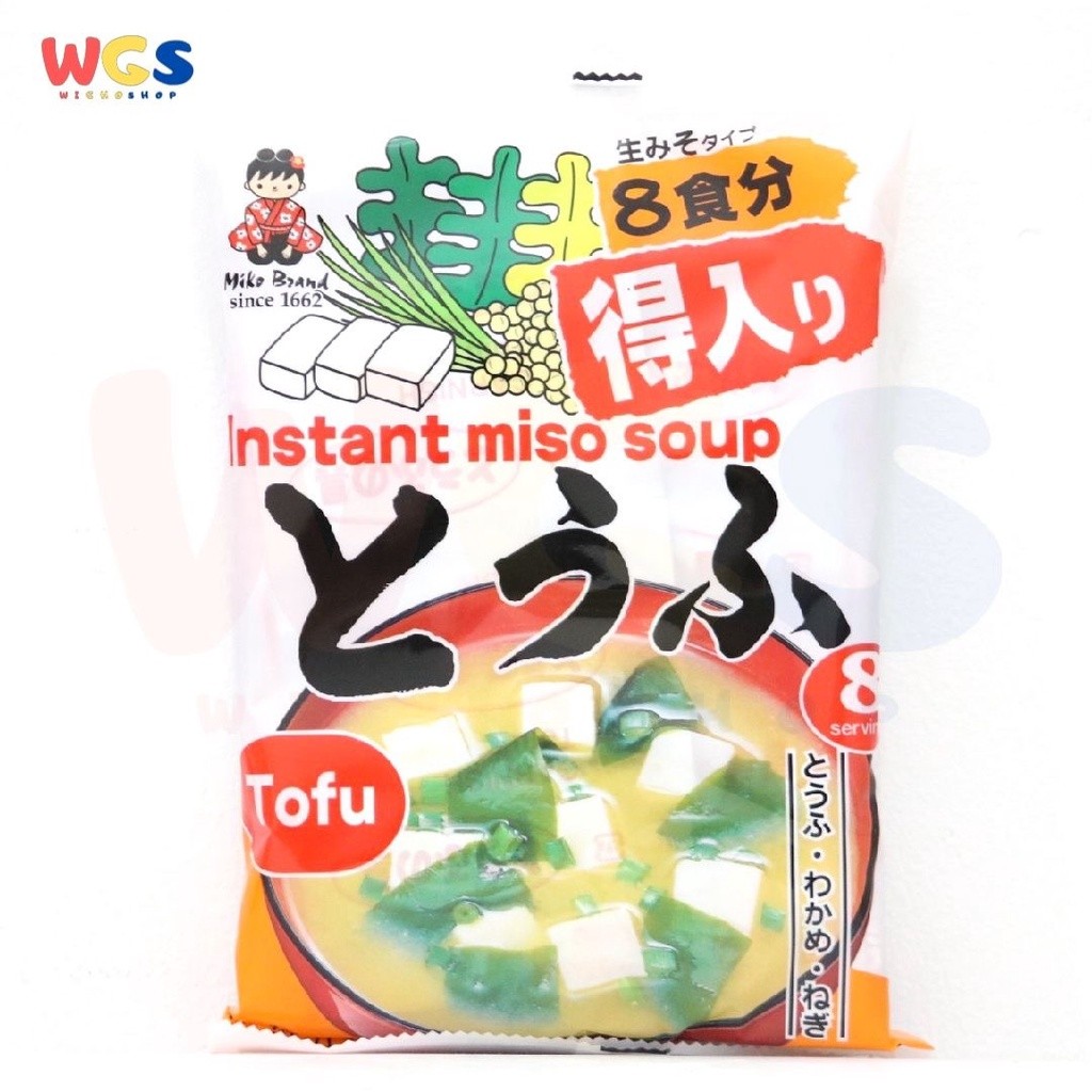 

READYY! Miyasaka Instant Miso Soup Tokuiri 8 Shoyu Tofu 151.2 gr