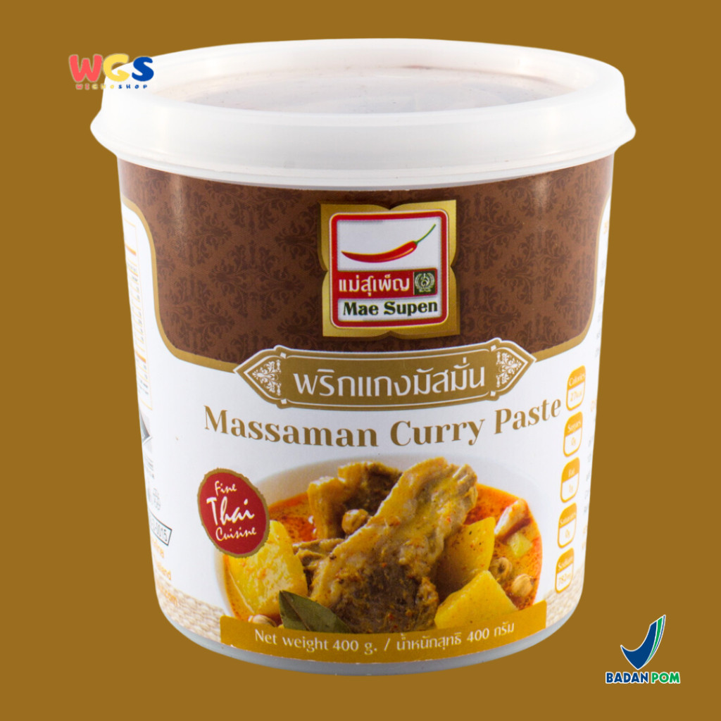 

READYY! Mae Supen Massaman Curry Paste 400g - Pasta Kari Massaman Otentik Thailand