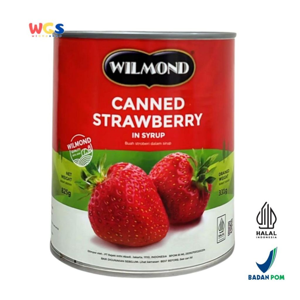 

READYY! WILMOND Can Strawberry in Syrup 825g - Buah Storberi Dalam Sirup