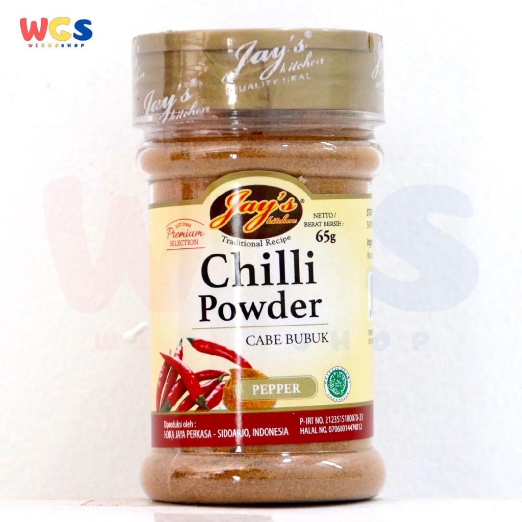 

READYY! Jay's Kitchen Jays Chilli Powder 65g - Cabe Bubuk Pepper