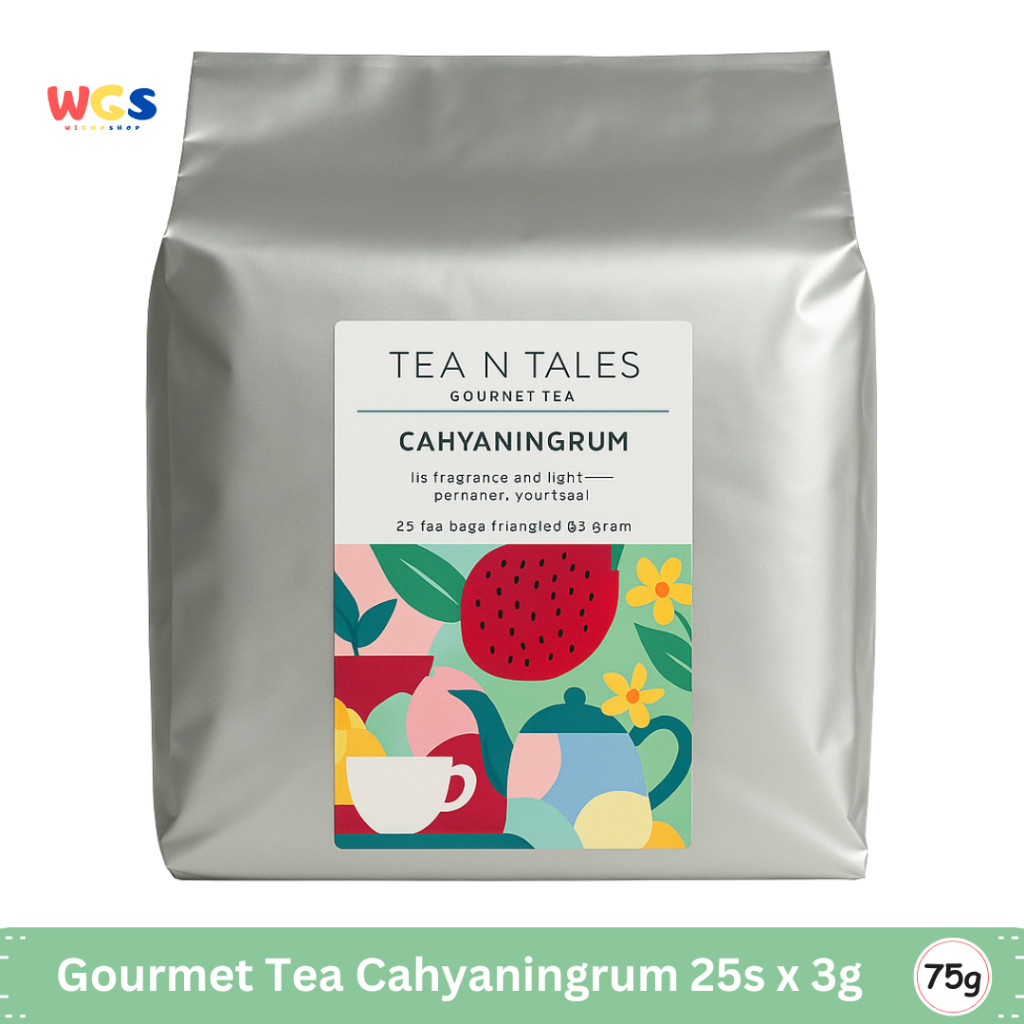 

READYY! Tea N Tales Cahyaningrum Gourmet Tea Blend (25 Tea Bags x 3g) Teh Buah Floral Segar &