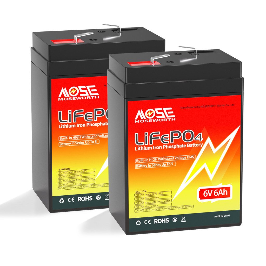 NEW 6V 6Ah Lifepo4 Lithium Battery 12V 6Ah 10Ah 20Ah 30Ah Rechargeable Lithium Iron Phosphate Built 