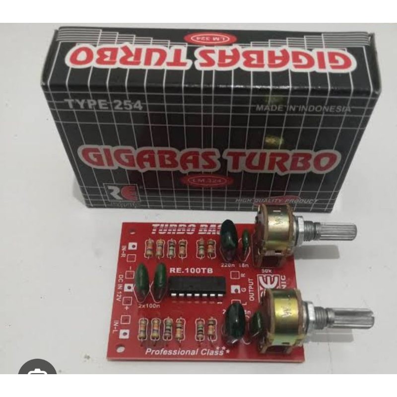 RB2233 Kit Giga Bass Turbo Stereo Adjustable Subwoofer