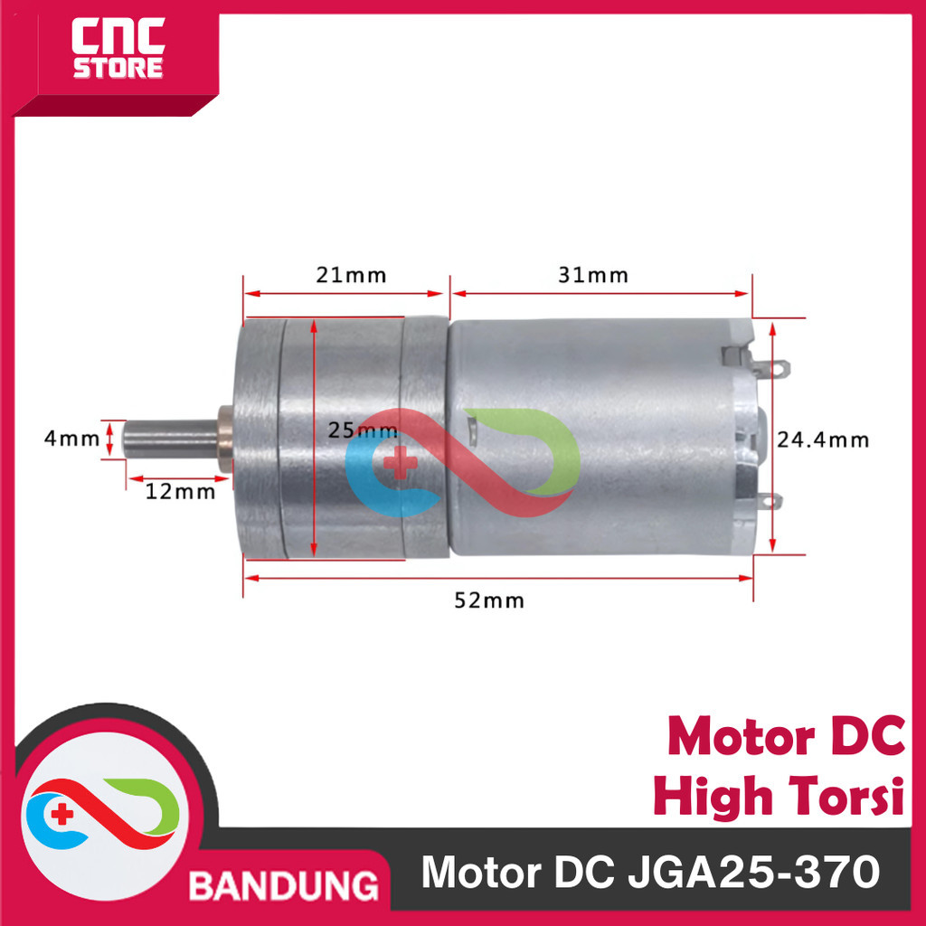 RB2233 MOTOR DC GEARBOX JGA25-370 DC REDUCTION MOTOR HIGH SPEED 12V JGA25 370
