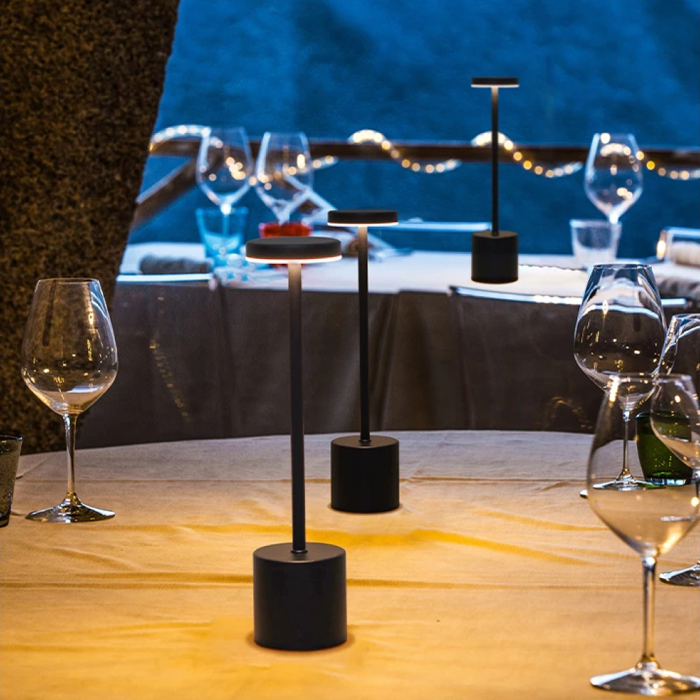 

Lampu Meja Hias LED Lampu Meja Sentuh 3in1 Warna 800mAh LED Decorative Table Lamp Touch Table Lamp 3in1 Color 800mAh Warna Hitam