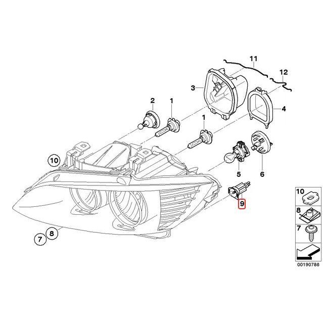 Bmw E90 Lci Bohlam Lampu Angel Eyes Valeo Garansi Original Asli