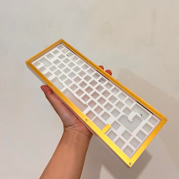 PREMIUM Custom Case Akrilik Gasket Mount Keyboard Mechanical 65%