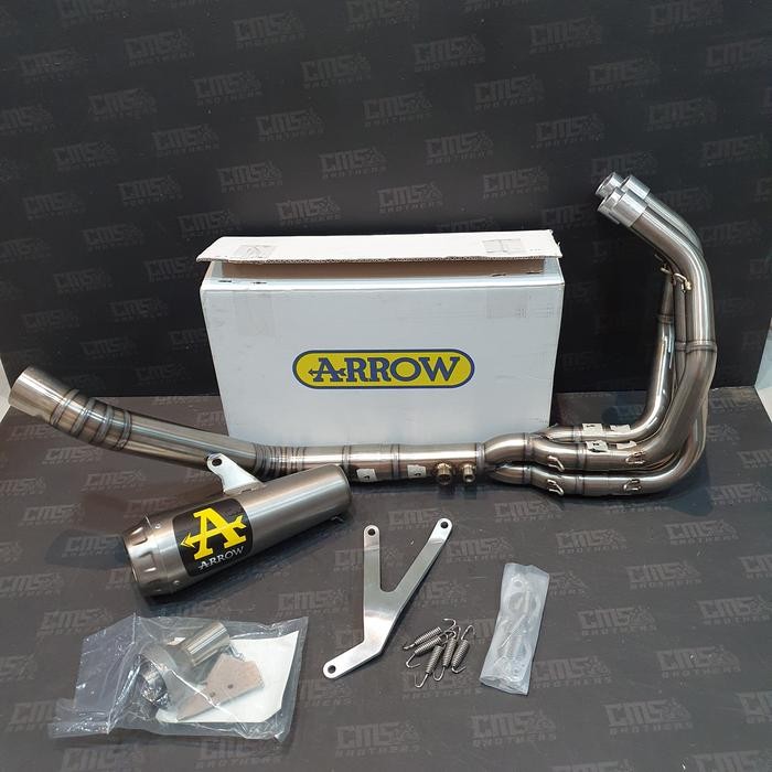 PREMIUM Knalpot Arrow Prorace Exhaust Full Titanium Kawasaki Zx25R Zx25 Ori