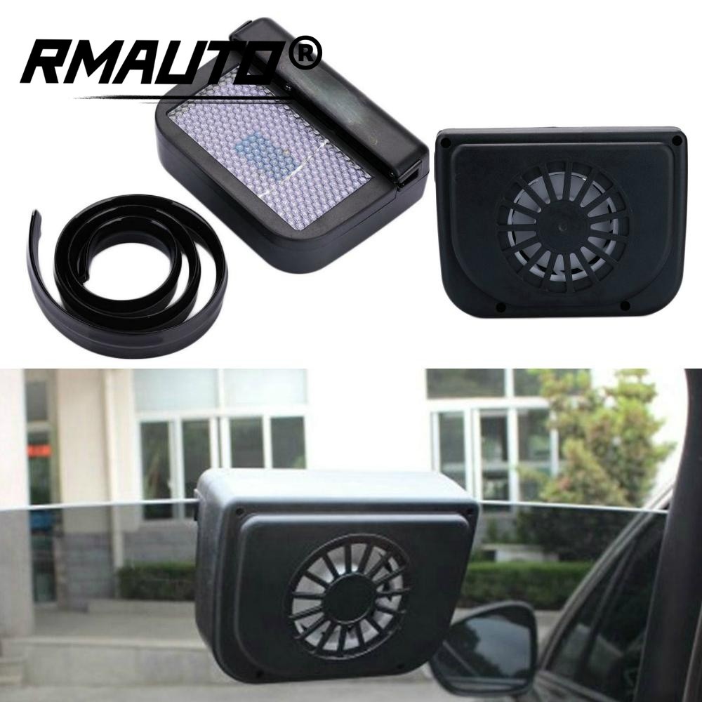 Kipas Ventilasi Pendingin Otomatis Mobil Tenaga Surya Kipas Panas Knalpot Ventilasi Udara Mobil Deng