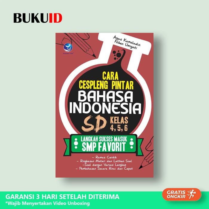

Buku Cara Cespleng Pintar Bahasa Indonesia SD Kelas 4,5,6