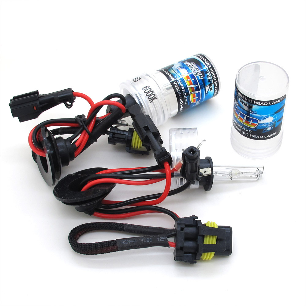 2 Buah Bohlam Lampu Xenon HID 35W 55W Lampu Depan Mobil H1 H3 H7 H11 9005 9006 4300K ​​6000K 8000K 1