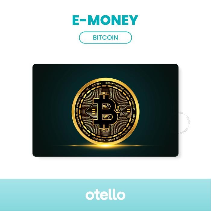 sinarsore3 Bitcoin Kartu E-Money eMoney Mandiri Crypto Keren Cetak eToll (OD1)
