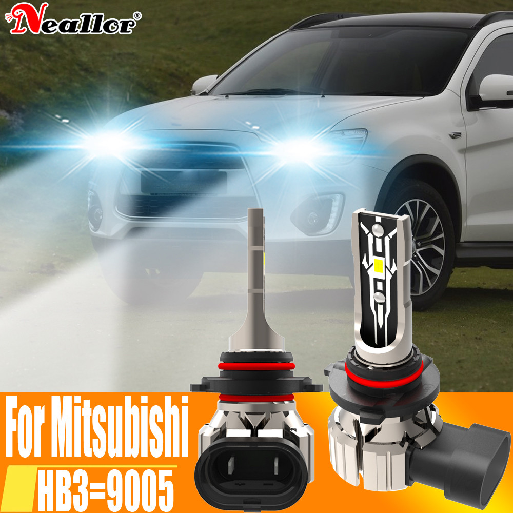 2 Buah Lampu Depan Led HB3 Canbus 9005 Bohlam Mobil Daya Tinggi 6000K Lampu Dioda Cahaya Putih 12V 5