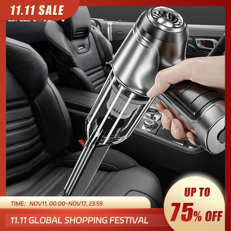 Penyedot Debu Mobil Tanpa Sikat 15000Pa Penyedot Debu Otomatis Genggam Tanpa Kabel Penyedot Debu Min