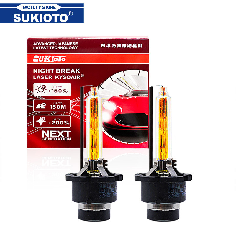 2 Buah SUKIOTO JAPAN DOT ASLI D2S 3000K XENON MUGEN VISION D2R 4300K ​​6000K 8000K 10000K Lampu Depa