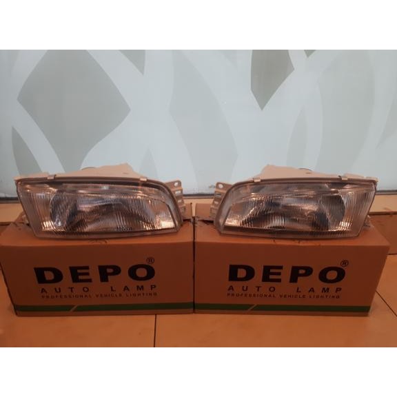 Headlamp Lampu Depan Depo Mitsubishi Lancer Evo 4 Ck4