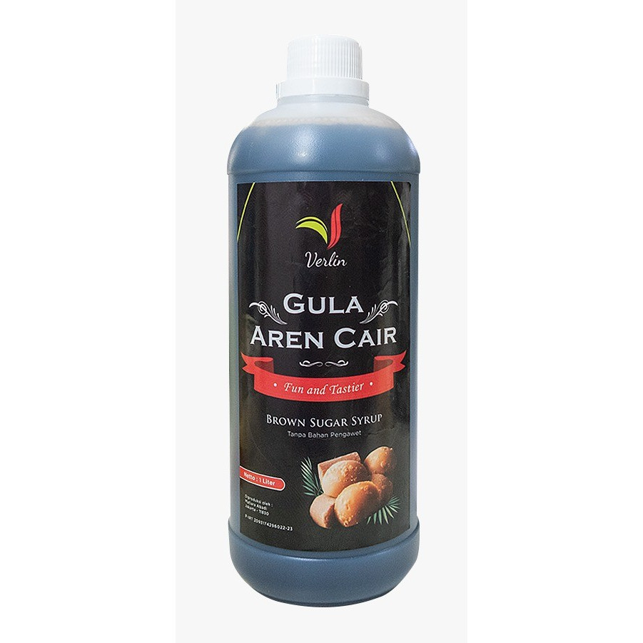 

SANS Verlin Kopi Gula Aren Cair Palm Sugar 1kg Halal Murah Premium