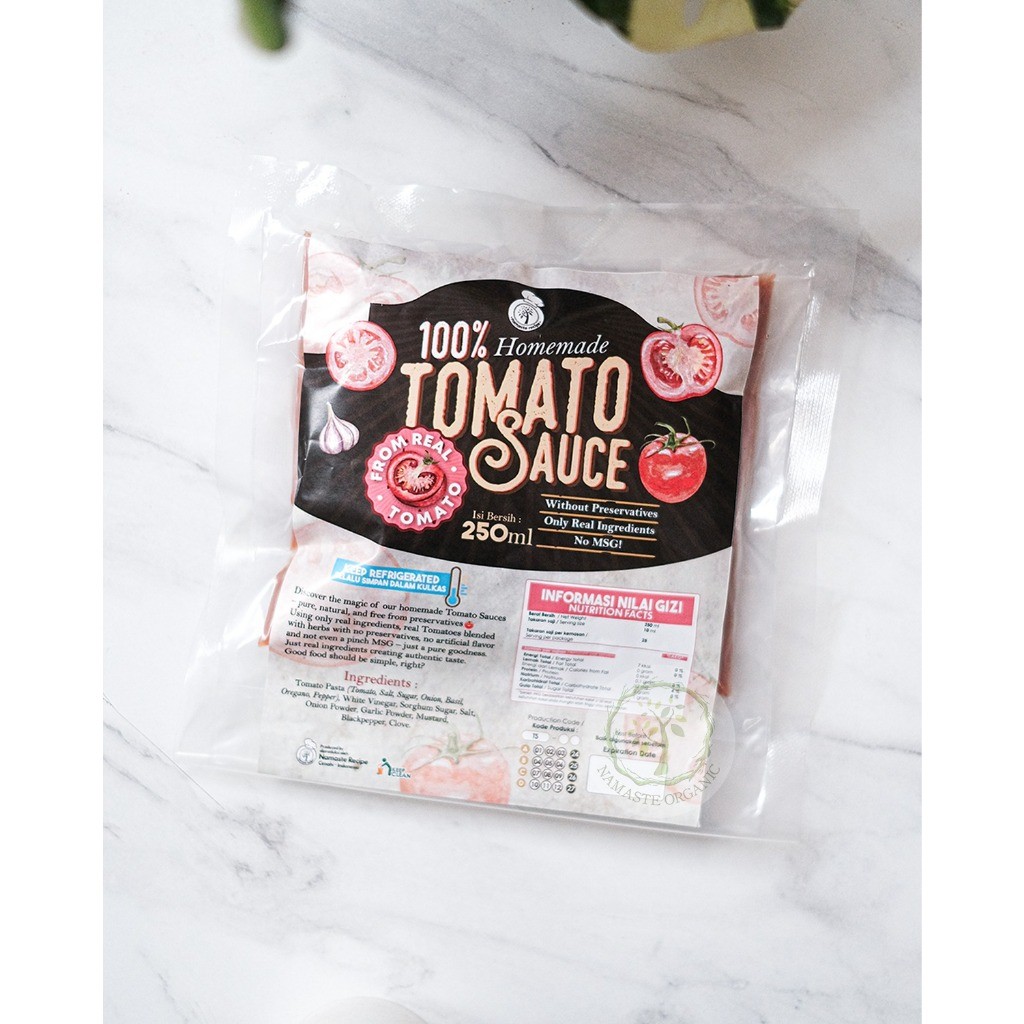 

SANS Refill Homemade Tomato Sauce - Saus Tomat Homemade Non MSG 250ML