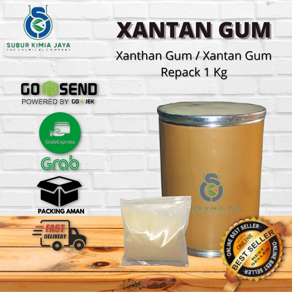 

SANS Xanthan Gum 1 Kg / Xantan gum / pengental ( food grade )