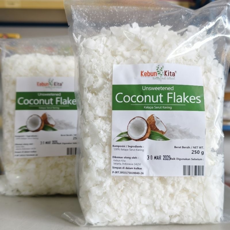 

SANS Kelapa Kering Kebun Kita 250Gr / Dry Coconut Flake 250Gr / Kelapa Kering Flake 250Gr / Kelapa