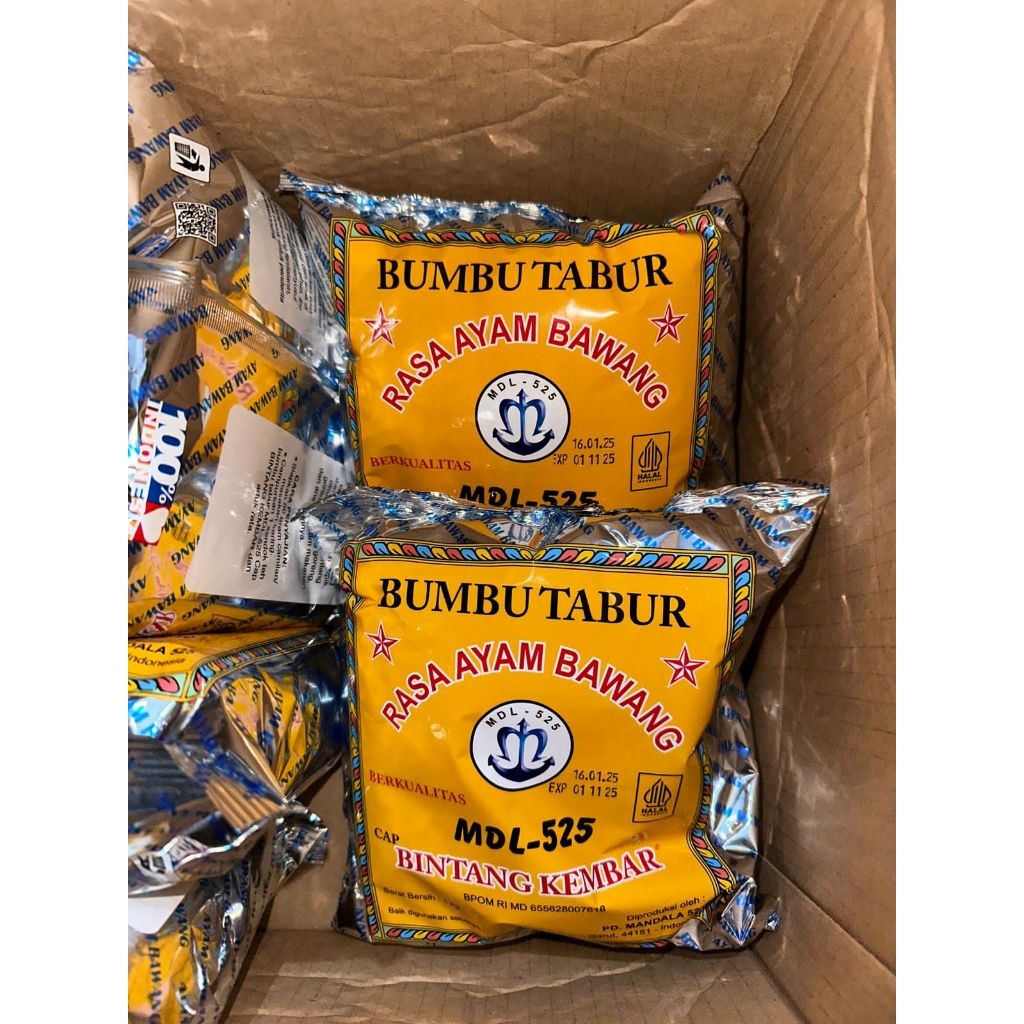 

SANS Bintang Kembar Bumbu Tabur Ayam Bawang 1 kg x 10 pcs Dus