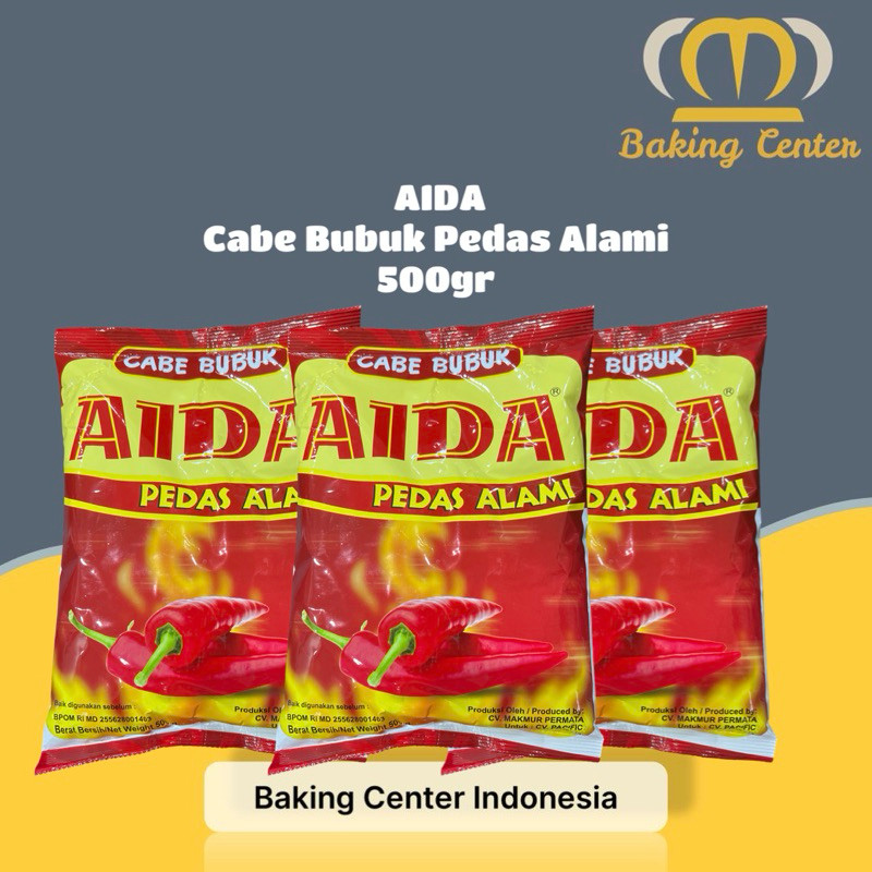 

SANS AIDA Pedas Alami Cabe Bubuk 500gr