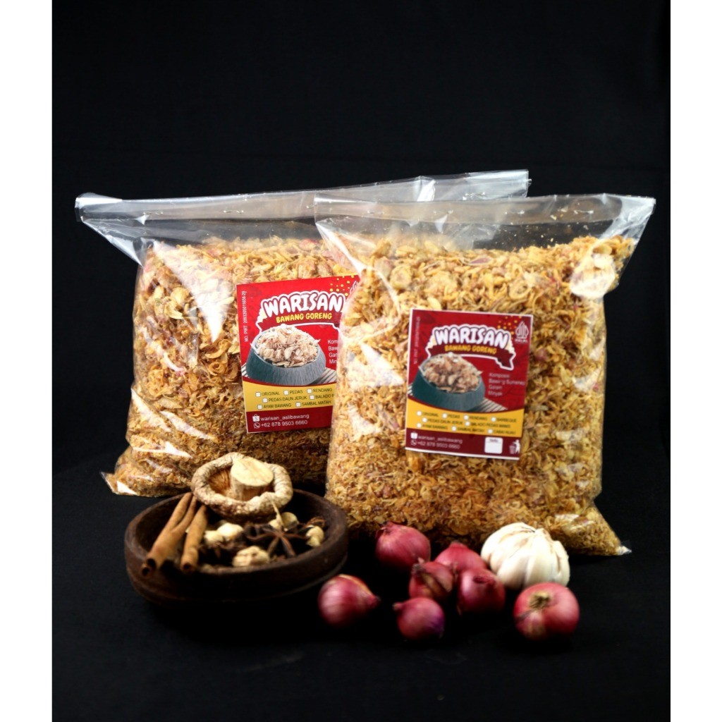 

SANS Bawang Goreng Asli Sumenep / Bawang Goreng 1 Kg