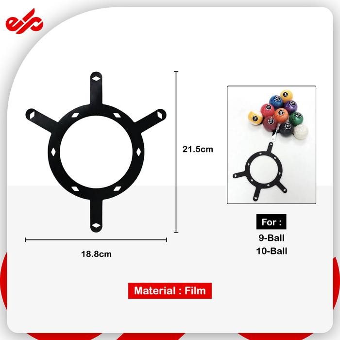 Magic Turtle Ball Rack Sheet Billiard Pro Segitiga Billiard Bola Rapat - LilTriangle, Satuan