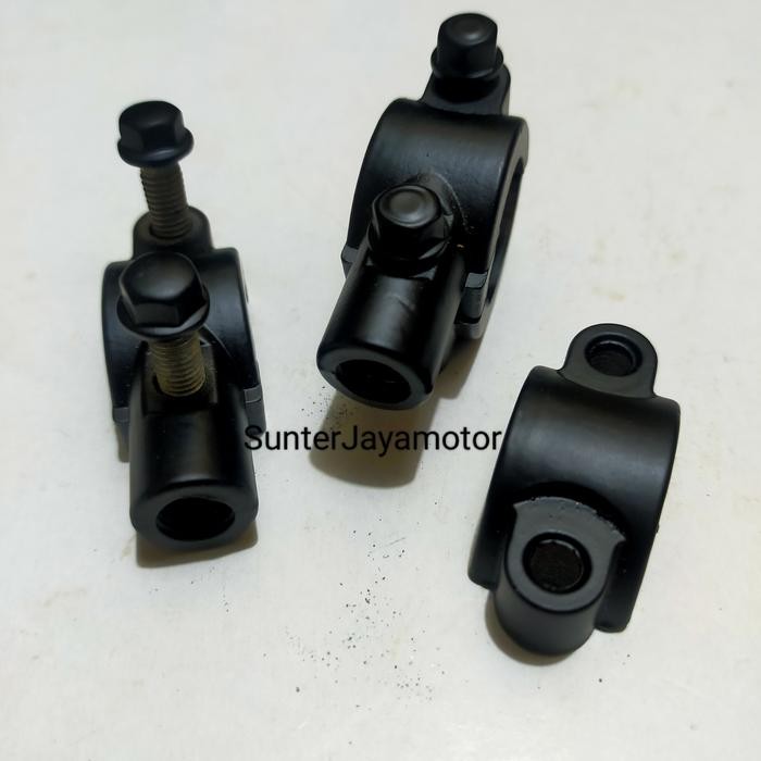 Breket Spion, Dudukan Spion Drat 14 Honda. 1Set kiri - kanan