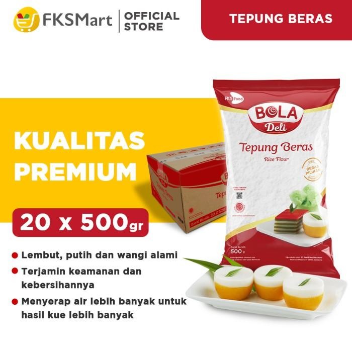 

SALE !!! BOLA DELI TEPUNG BERAS 500 GR KARTON READYY