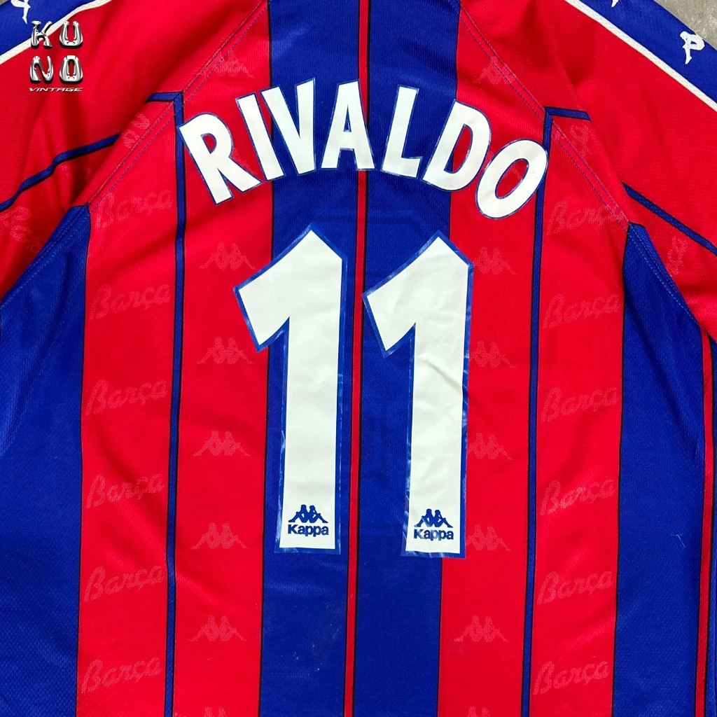 BAJU BOLA BARCELONA RETRO 1997 1998 BOLA RETRO BARCELONA 1996 1997