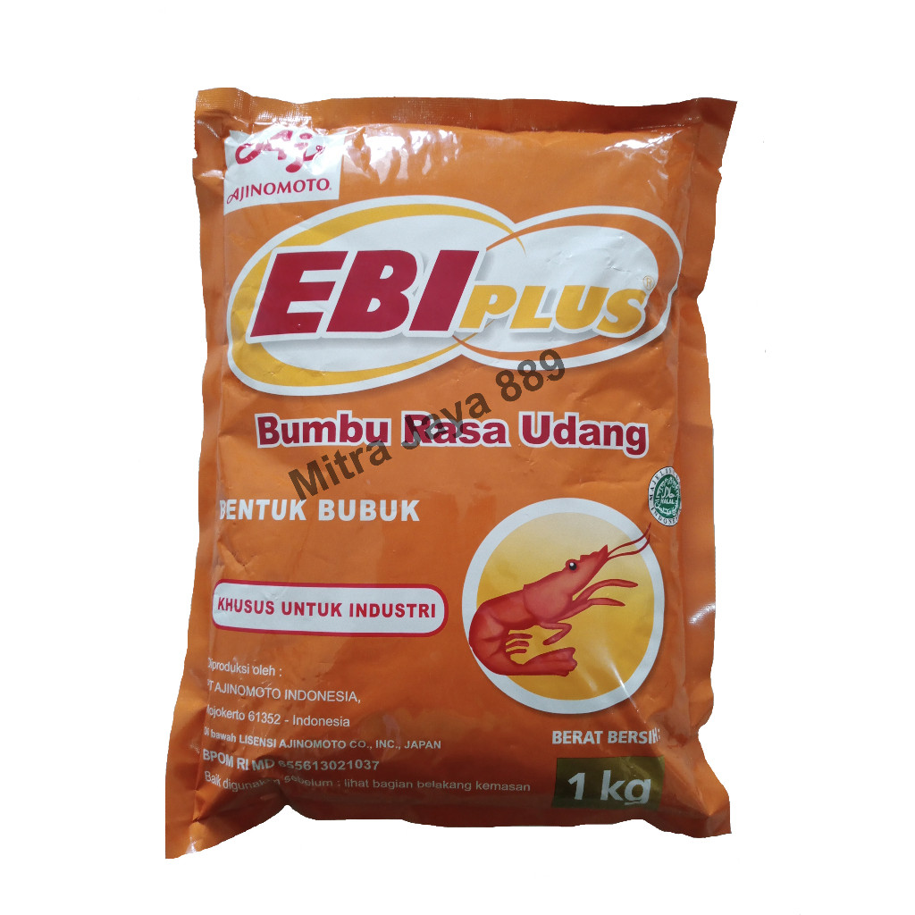 

RATU Ajinomoto Ebiplus Udang / Bumbu Penyedap Rasa Udang 1 kg / Ebi plus Ajinomoto / Ebiplus udang