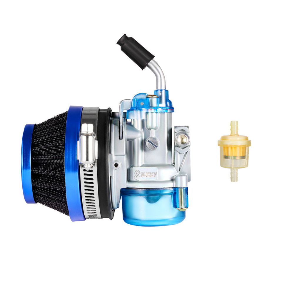 Karburator tampilan baru 2 tak 49cc 66cc 70cc 80cc dengan filter udara untuk mesin sepeda listrik 2 