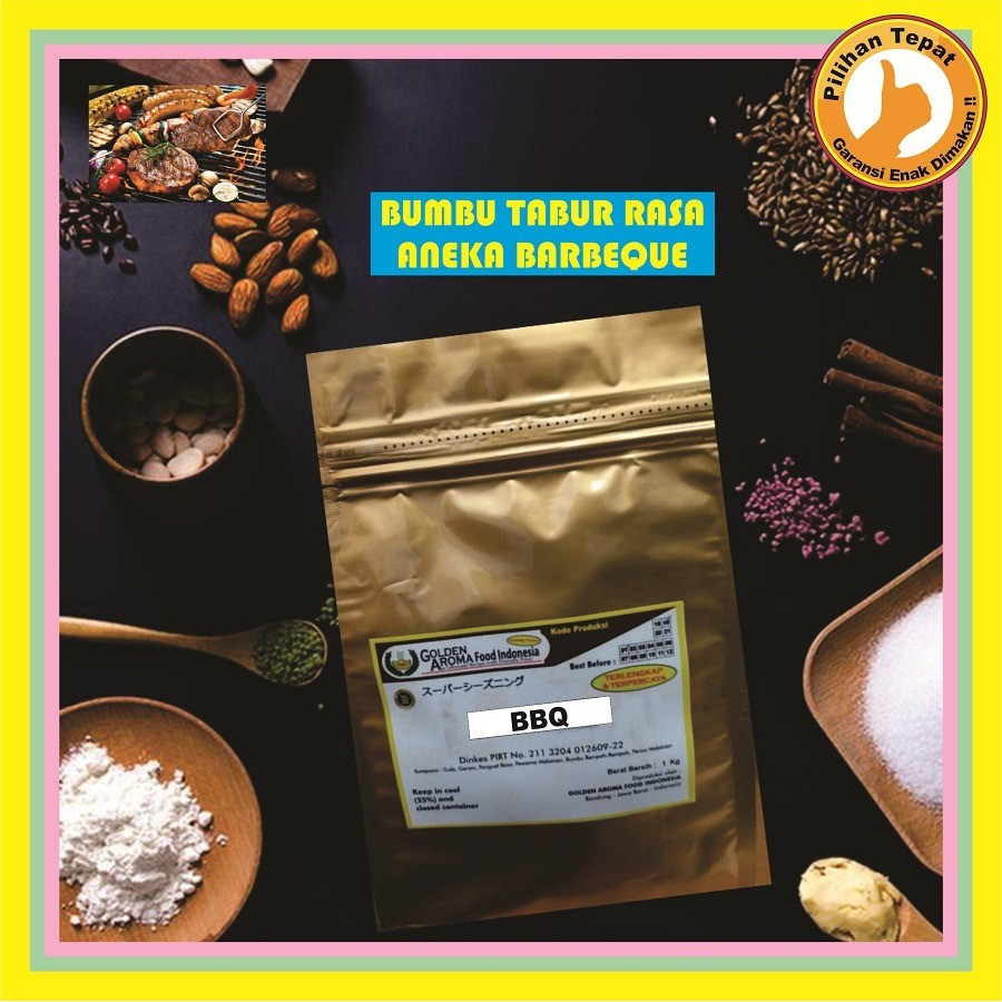 

RATU Bumbu Tabur Aneka Rasa Barbeque 1 kg Enak Murah Lezat Gurih Halal, Various Bbq Flavour