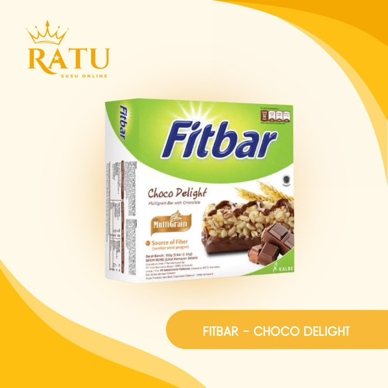 

RATU FITBAR MULTIGRAIN - CHOCO DELIGHT - 1 BOX (12 pcs x 20 g)
